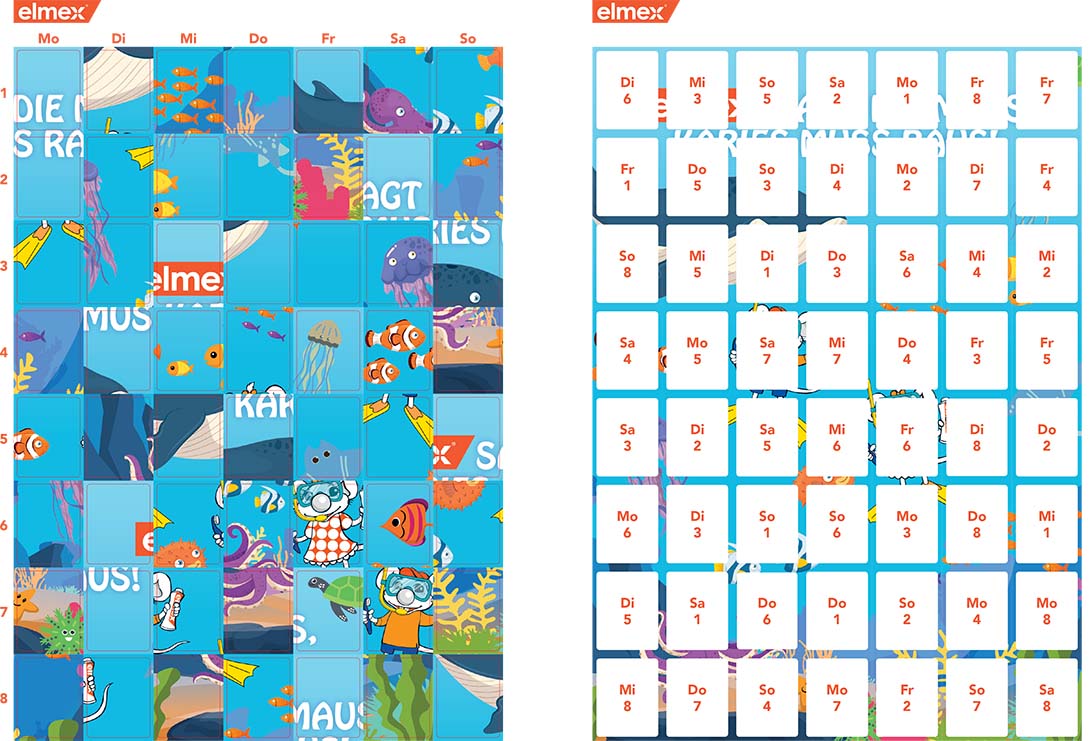 Kinder Zahnputz Kalender 2025 - Seite 03